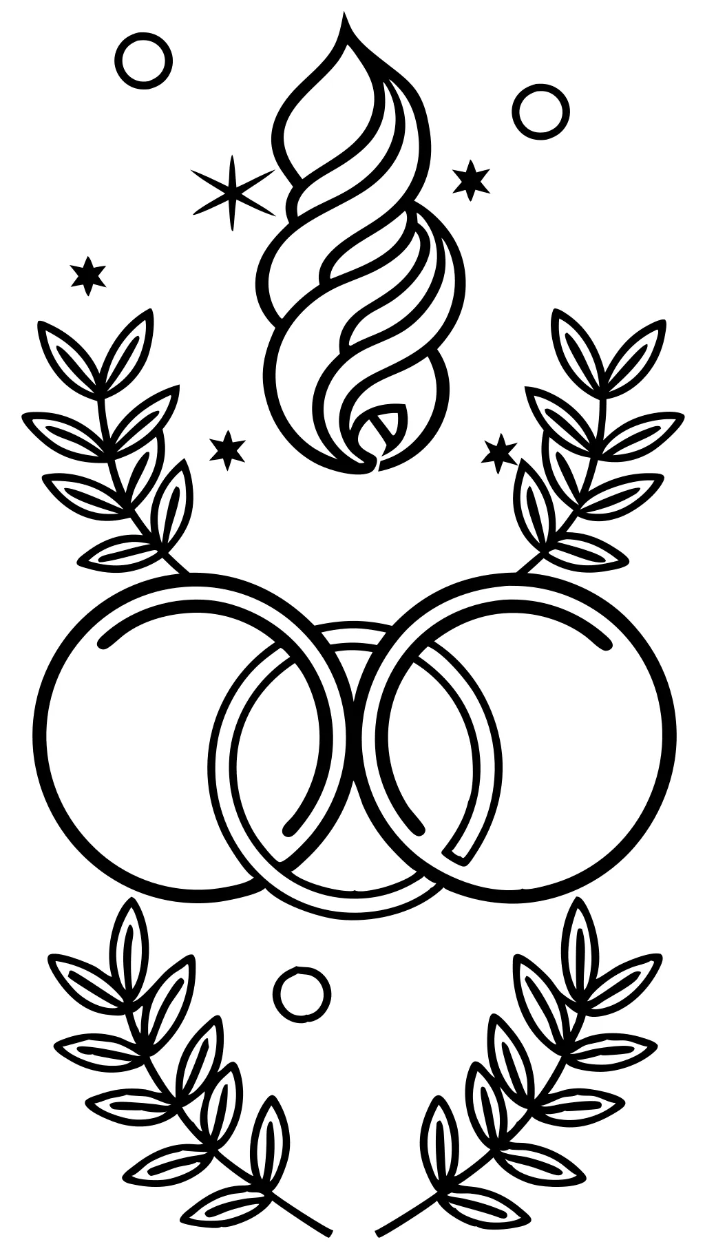 olympic rings coloring page